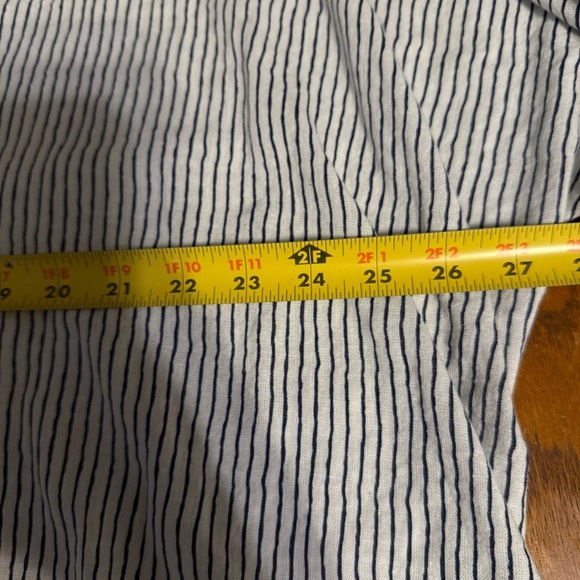 Meo Meli Linen Blend Kimono Top Cardigan Striped O/S Lagenlook Relaxed Fit Boho - Picture 15 of 16